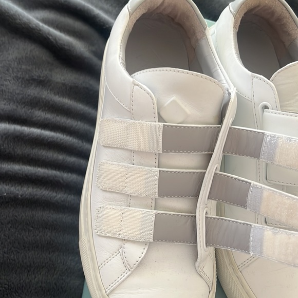 Koio “Capri” stone color, three velcro strap sneakers. - Picture 9 of 14